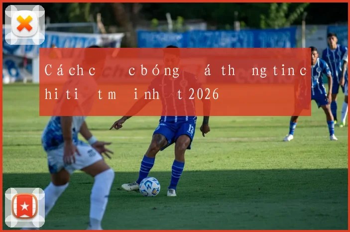 Cách cược bóng đá thông tin chi tiết mới nhất 2026